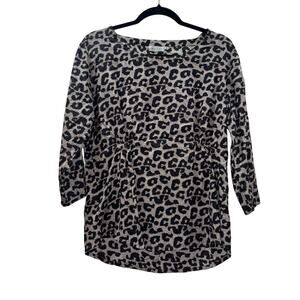 Masai Copenhagen Leopard Print Tunic Top – Size Small